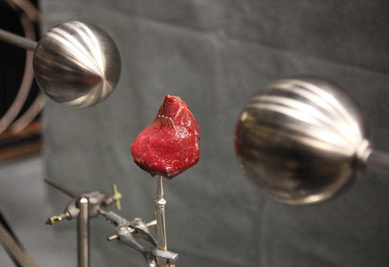 Illustration for article titled These Maniacs Cooked Steak With Molten Lava and Lightning